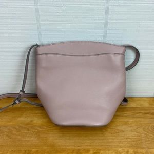 A New Day Lavender Purple Bucket Crossbody Bag Purse Adjustable Strap Pockets